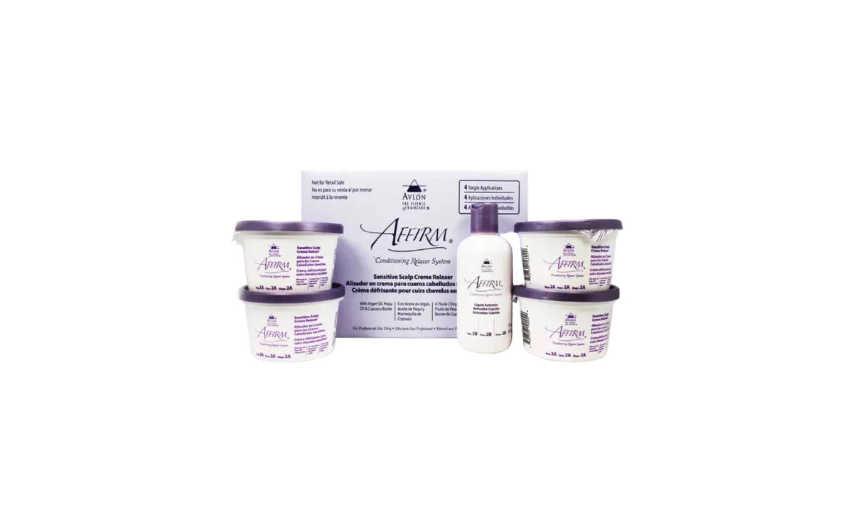 Avlon Affirm Sensitive Scalp Relaxer 4 Pak