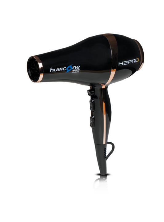 h2pro hurricane hybrid 3650 dryer – black black